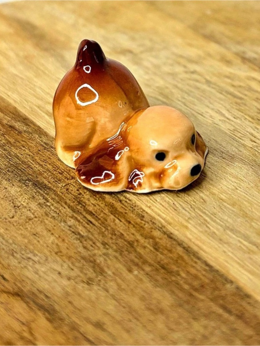 Vintage Hagen Renaler Ceramic Puppy Figurine